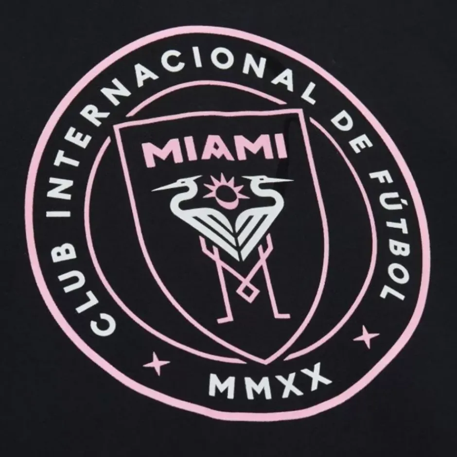 Men Mitchell & Ness Hoodies & Sweatshirts-Logo Paint Brush Hoodie Inter Miami Cf