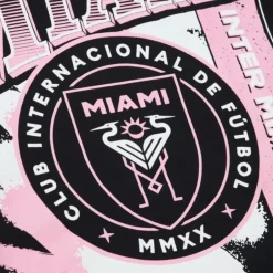 Men Mitchell & Ness Hoodies & Sweatshirts-Logo Paint Brush Hoodie Inter Miami Cf