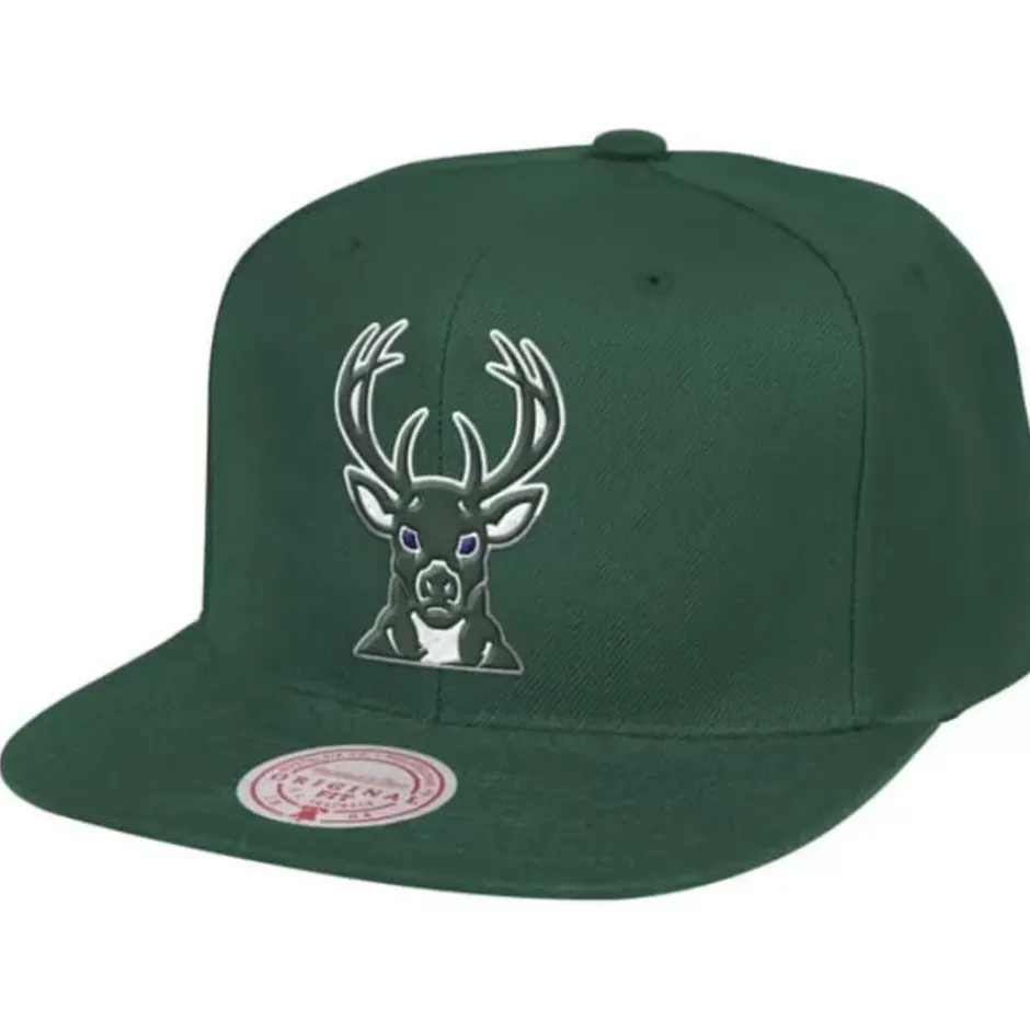 Mitchell & Ness Snapback-Logo Remix Snapback Hwc Milwaukee Bucks