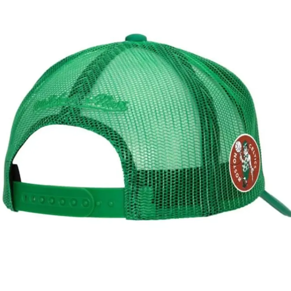 Mitchell & Ness Snapback-Logo Remix Trucker Snapback Hwc Boston Celtics