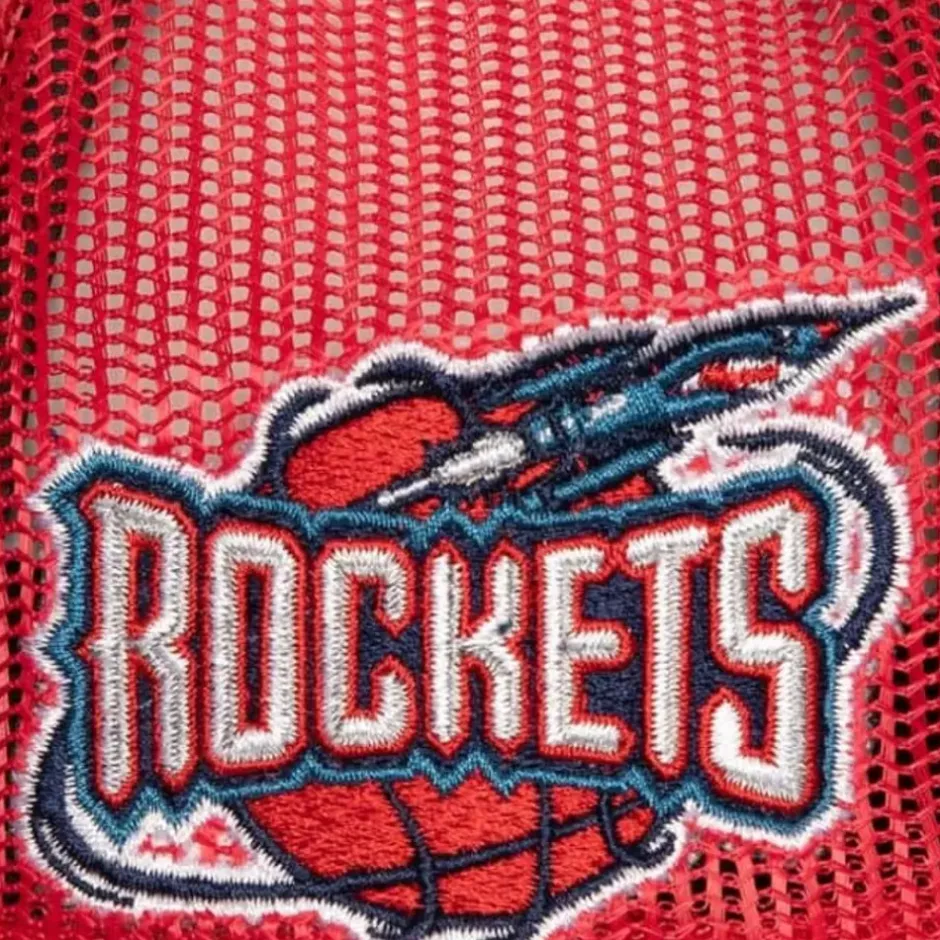 Mitchell & Ness Snapback-Logo Remix Trucker Snapback Hwc Houston Rockets