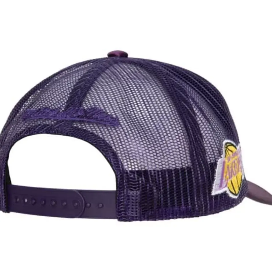 Mitchell & Ness Snapback-Logo Remix Trucker Snapback Hwc Los Angeles Lakers