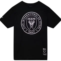 Men Mitchell & Ness T-Shirts & Tops-Logo Tee Inter Miami Cf