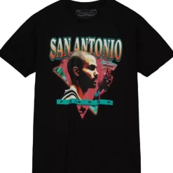Men Mitchell & Ness T-Shirts & Tops-Love For The City Tee San Antonio Spurs Tony Parker