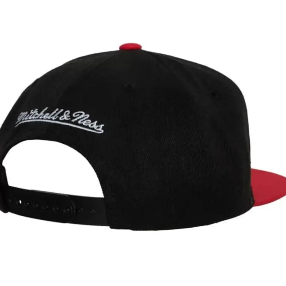 Mitchell & Ness Snapback-Low Big Face Snapback Hwc Miami Heat