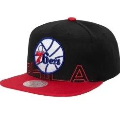 Mitchell & Ness Snapback-Low Big Face Snapback Hwc Philadelphia 76Ers
