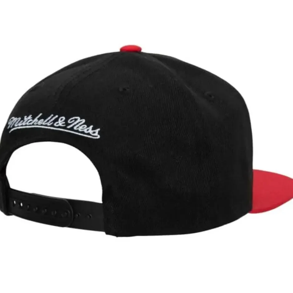 Mitchell & Ness Snapback-Low Big Face Snapback Hwc Chicago Bulls