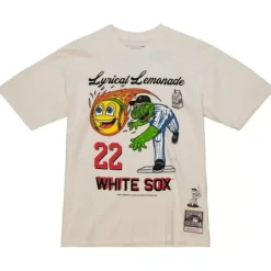 Men Mitchell & Ness T-Shirts & Tops-Lyrical Lemonade X M&N Mlb Tee Chicago White Sox