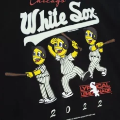 Men Mitchell & Ness T-Shirts & Tops-Lyrical Lemonade X M&N Mlb Tee Chicago White Sox