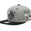 Mitchell & Ness Snapback-Melton Patch Snapback Brooklyn Nets
