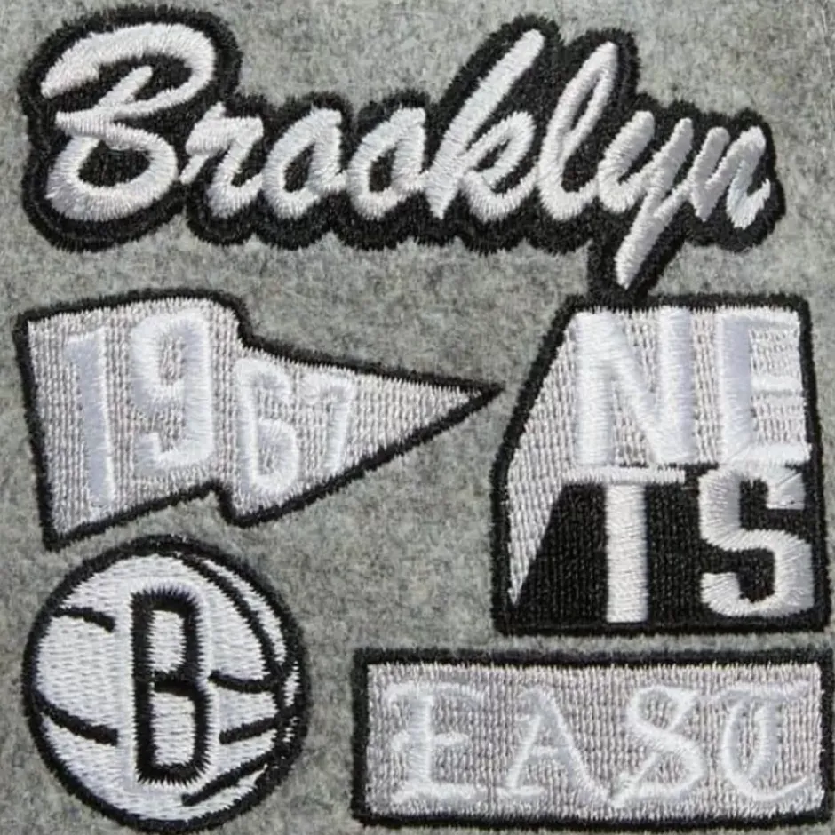 Mitchell & Ness Snapback-Melton Patch Snapback Brooklyn Nets