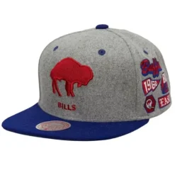 Mitchell & Ness Snapback-Melton Patch Snapback Buffalo Bills