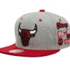 Mitchell & Ness Snapback-Melton Patch Snapback Chicago Bulls