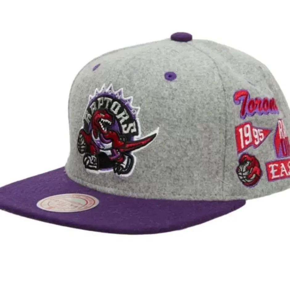 Mitchell & Ness Snapback-Melton Patch Snapback Hwc Toronto Raptors