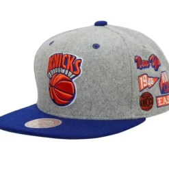 Mitchell & Ness Snapback-Melton Patch Snapback Hwc New York Knicks