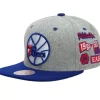 Mitchell & Ness Snapback-Melton Patch Snapback Hwc Philadelphia 76Ers