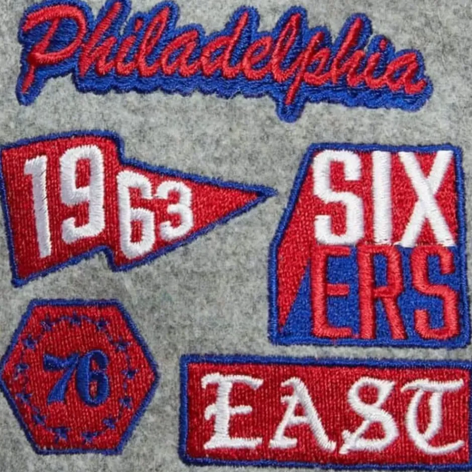 Mitchell & Ness Snapback-Melton Patch Snapback Hwc Philadelphia 76Ers