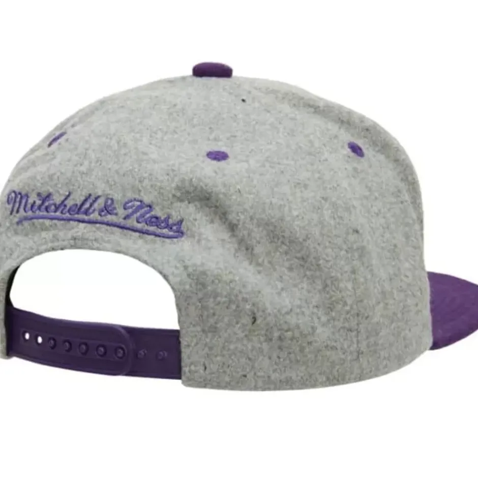 Mitchell & Ness Snapback-Melton Patch Snapback Los Angeles Lakers