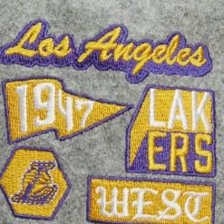 Mitchell & Ness Snapback-Melton Patch Snapback Los Angeles Lakers
