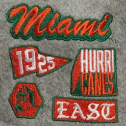 Mitchell & Ness Snapback-Melton Patch Snapback Ncaa University Of Miami