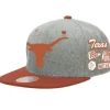 Mitchell & Ness Snapback-Melton Patch Snapback Ncaa University Of Texas At Austin