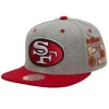 Mitchell & Ness Snapback-Melton Patch Snapback Nfl San Francisco 49Ers