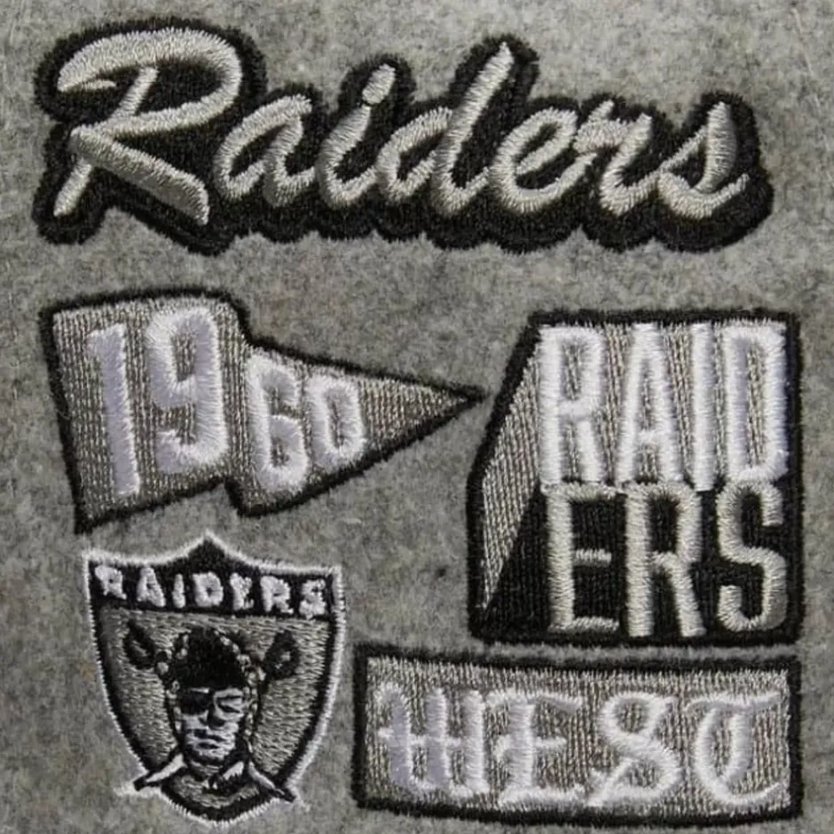 Mitchell & Ness Snapback-Melton Patch Snapback Nfl Oakland Raiders