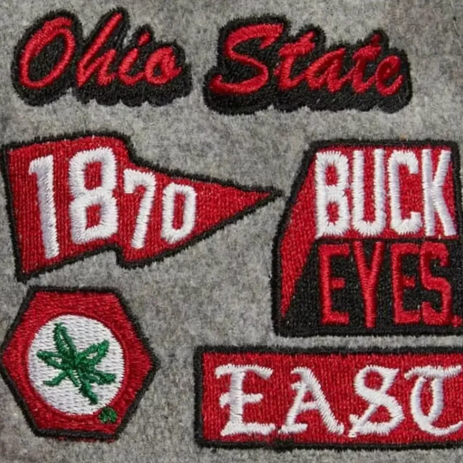 Mitchell & Ness Snapback-Melton Patch Snapback Ohio State