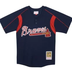 Youth Mitchell & Ness Big Kids-Mesh Bp Jersey Atlanta Braves Chipper Jones