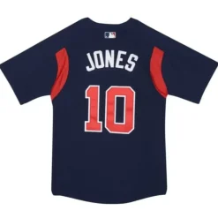 Youth Mitchell & Ness Big Kids-Mesh Bp Jersey Atlanta Braves Chipper Jones