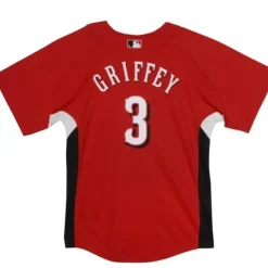 Youth Mitchell & Ness Big Kids-Mesh Bp Jersey Cincinnati Reds Ken Griffey Jr