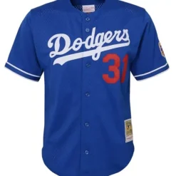 Youth Mitchell & Ness Big Kids-Mesh Bp Jersey Los Angeles Dodgers 1997 Mike Piazza