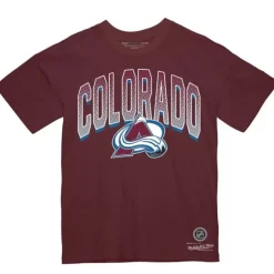 Men Mitchell & Ness T-Shirts & Tops-Minor Penalty Tee Colorado Avalanche