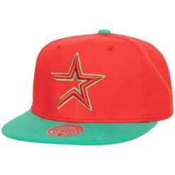 Mitchell & Ness Snapback-Mistletoe Snapback Coop Houston Astros