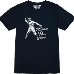 Men Mitchell & Ness T-Shirts & Tops-Baseball Summit Tee