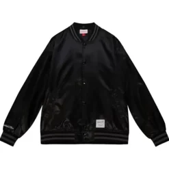 Men Mitchell & Ness Jackets & Outerwear-Satin Jacket