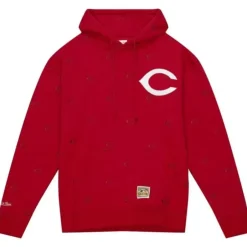 Men Mitchell & Ness Hoodies & Sweatshirts-Mlb Repeat Hoody Cincinnati Reds