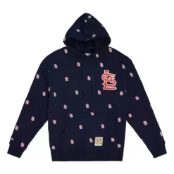 Men Mitchell & Ness Hoodies & Sweatshirts-Mlb Repeat Hoody St. Louis Cardinals