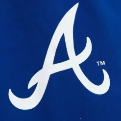 Men Mitchell & Ness Pants-Mlb Repeat Sweatpants Atlanta Braves