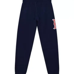 Men Mitchell & Ness Pants-Mlb Repeat Sweatpants Boston Red Sox
