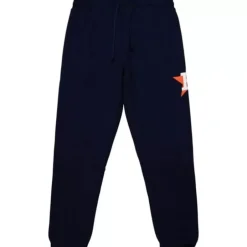 Men Mitchell & Ness Pants-Mlb Repeat Sweatpants Houston Astros