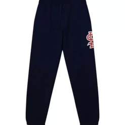 Men Mitchell & Ness Pants-Mlb Repeat Sweatpants St. Louis Cardinals