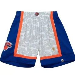 Men Mitchell & Ness Shorts-M&N X Bape New York Knicks Shorts