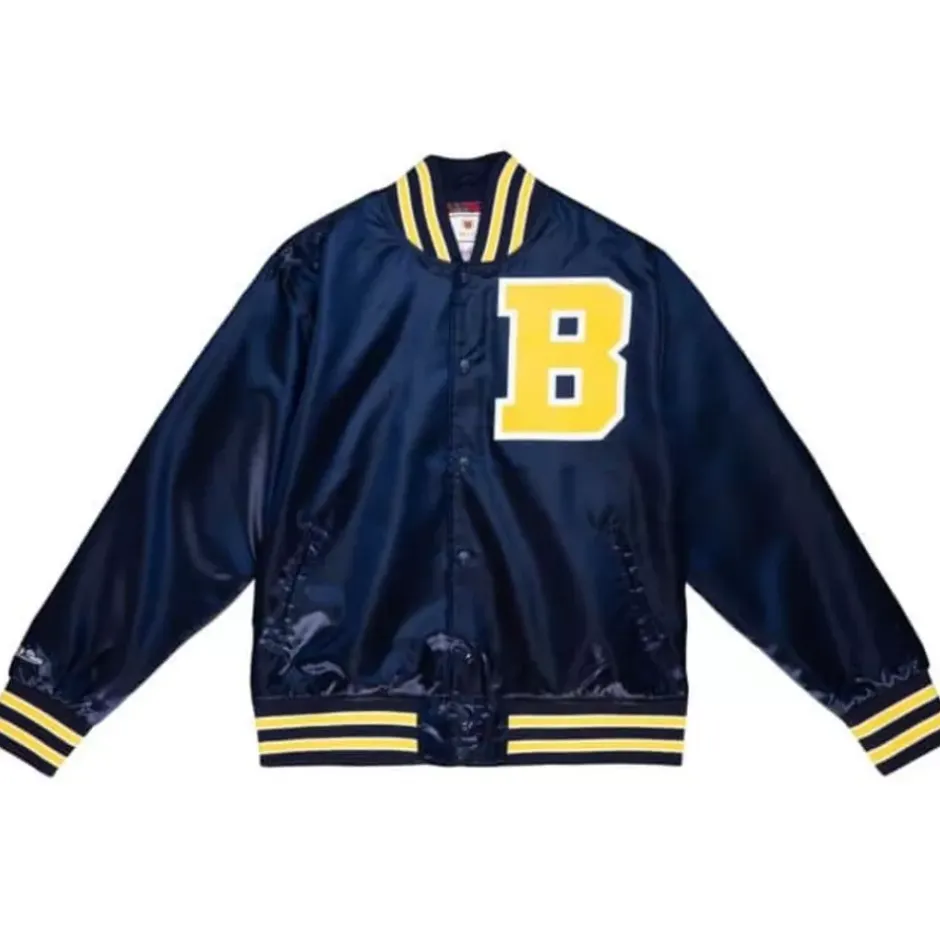Men Mitchell & Ness Jackets & Outerwear-M&N X Bel-Air Satin Jacket