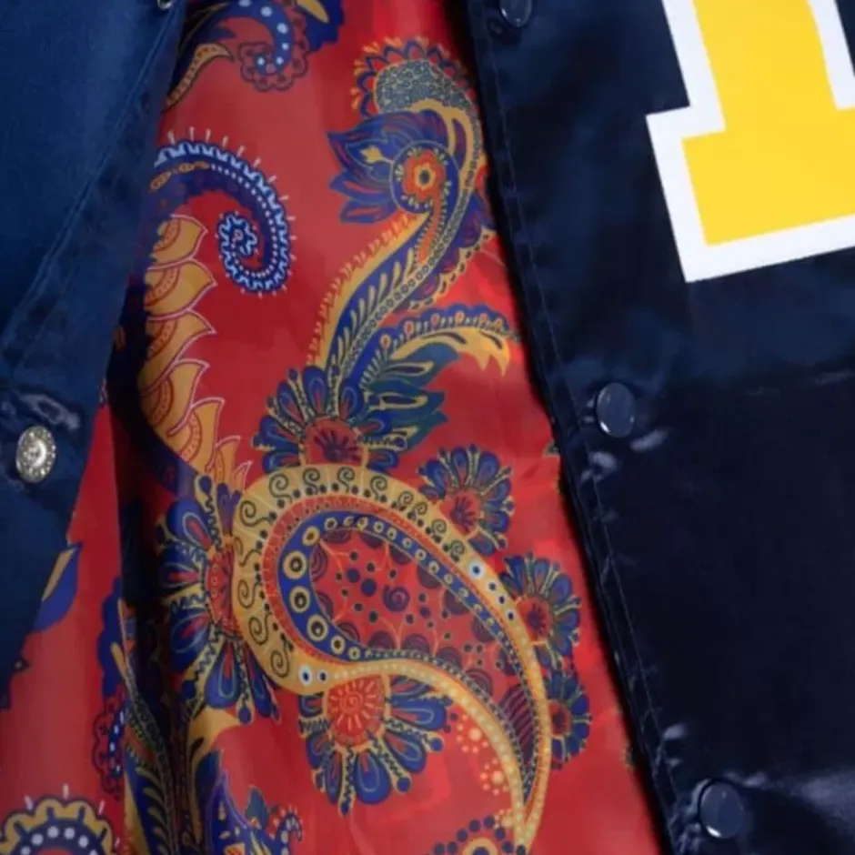 Men Mitchell & Ness Jackets & Outerwear-M&N X Bel-Air Satin Jacket