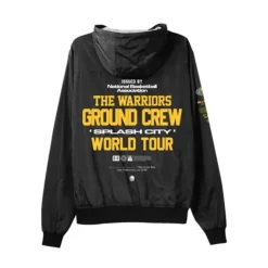 Men Mitchell & Ness Jackets & Outerwear-M&N X Br Crew Jacket Golden State Warriors