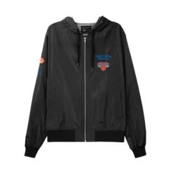 Men Mitchell & Ness Jackets & Outerwear-M&N X Br Crew Jacket New York Knicks