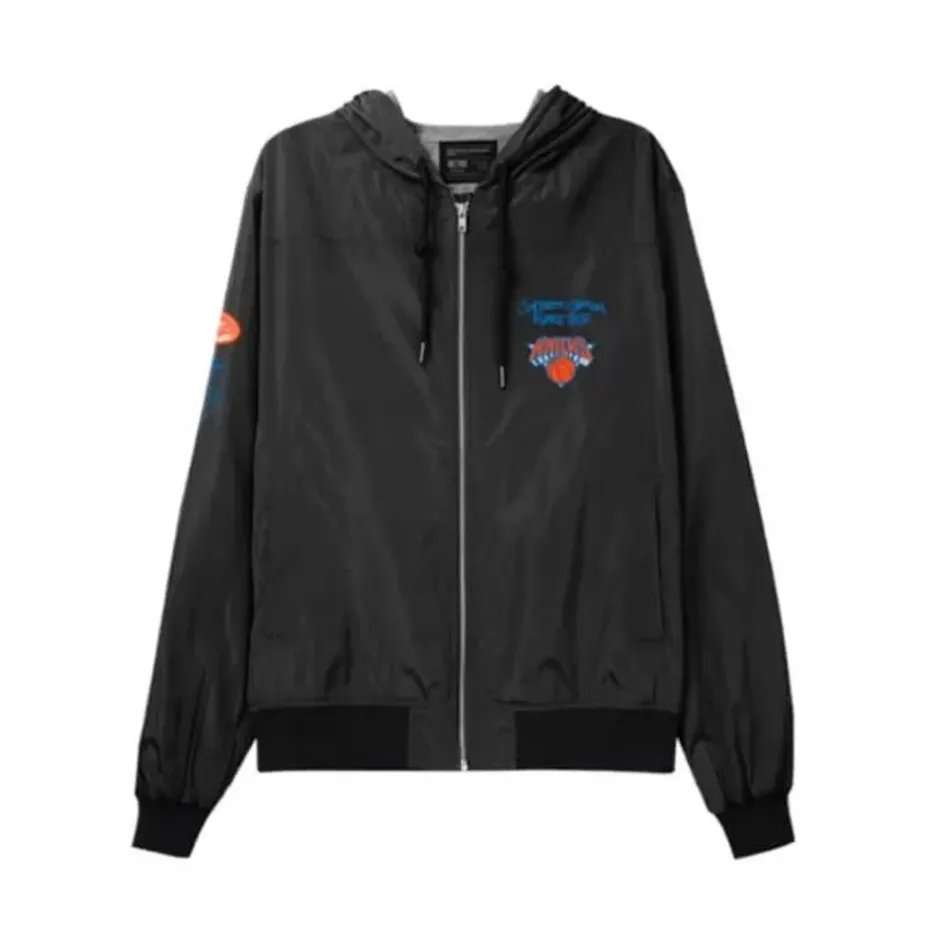 Men Mitchell & Ness Jackets & Outerwear-M&N X Br Crew Jacket New York Knicks