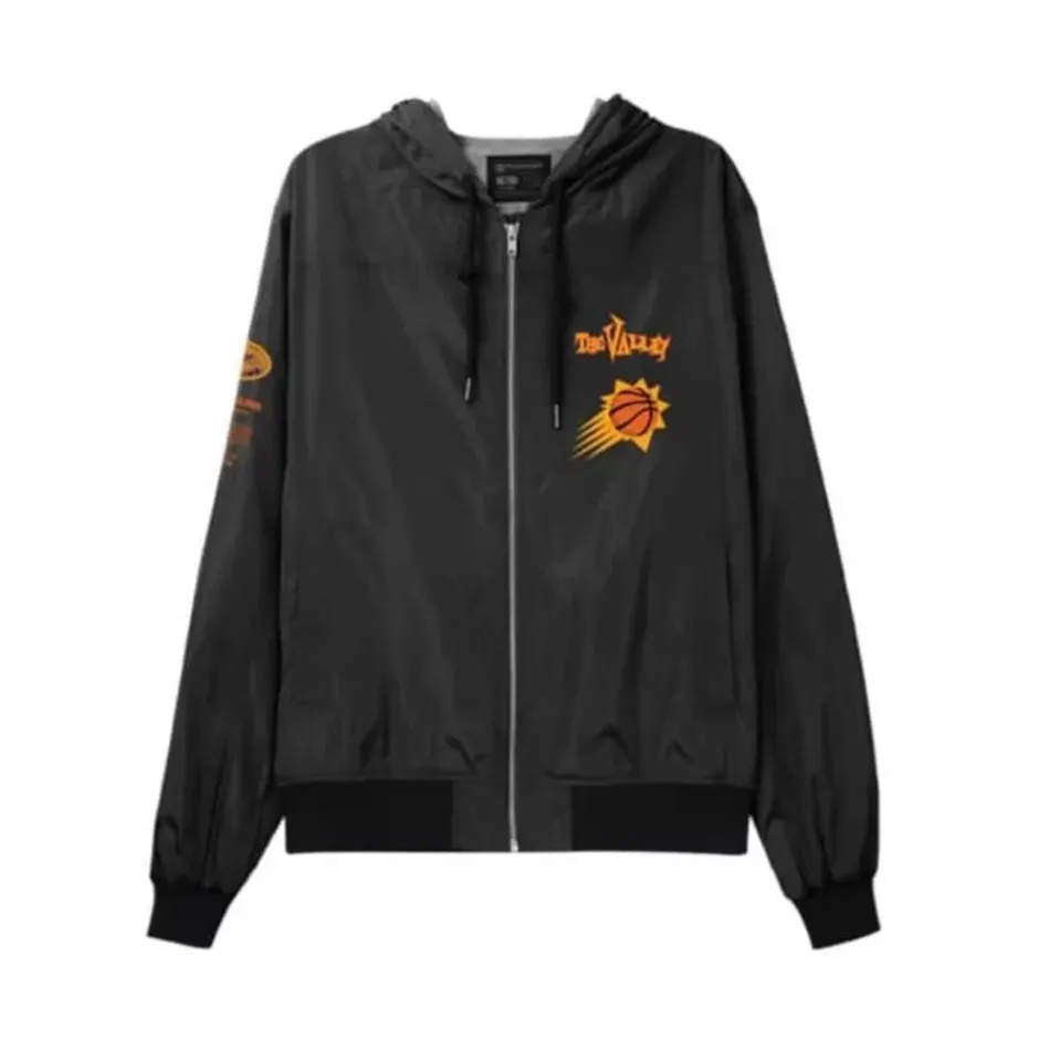Men Mitchell & Ness Jackets & Outerwear-M&N X Br Crew Jacket Phoenix Suns