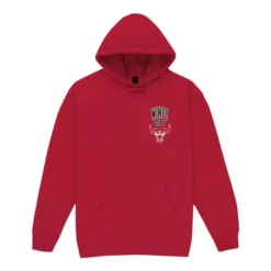 Men Mitchell & Ness Hoodies & Sweatshirts-M&N X Br World Tour Crew Hoodie Chicago Bulls